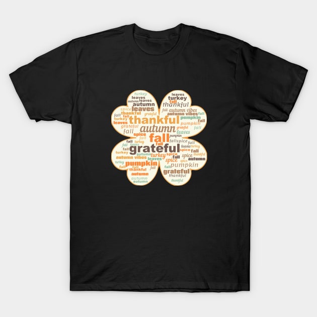 Autumn words T-Shirt by Relax and Carry On